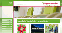 Desktop Screenshot of dagmar-physio.de